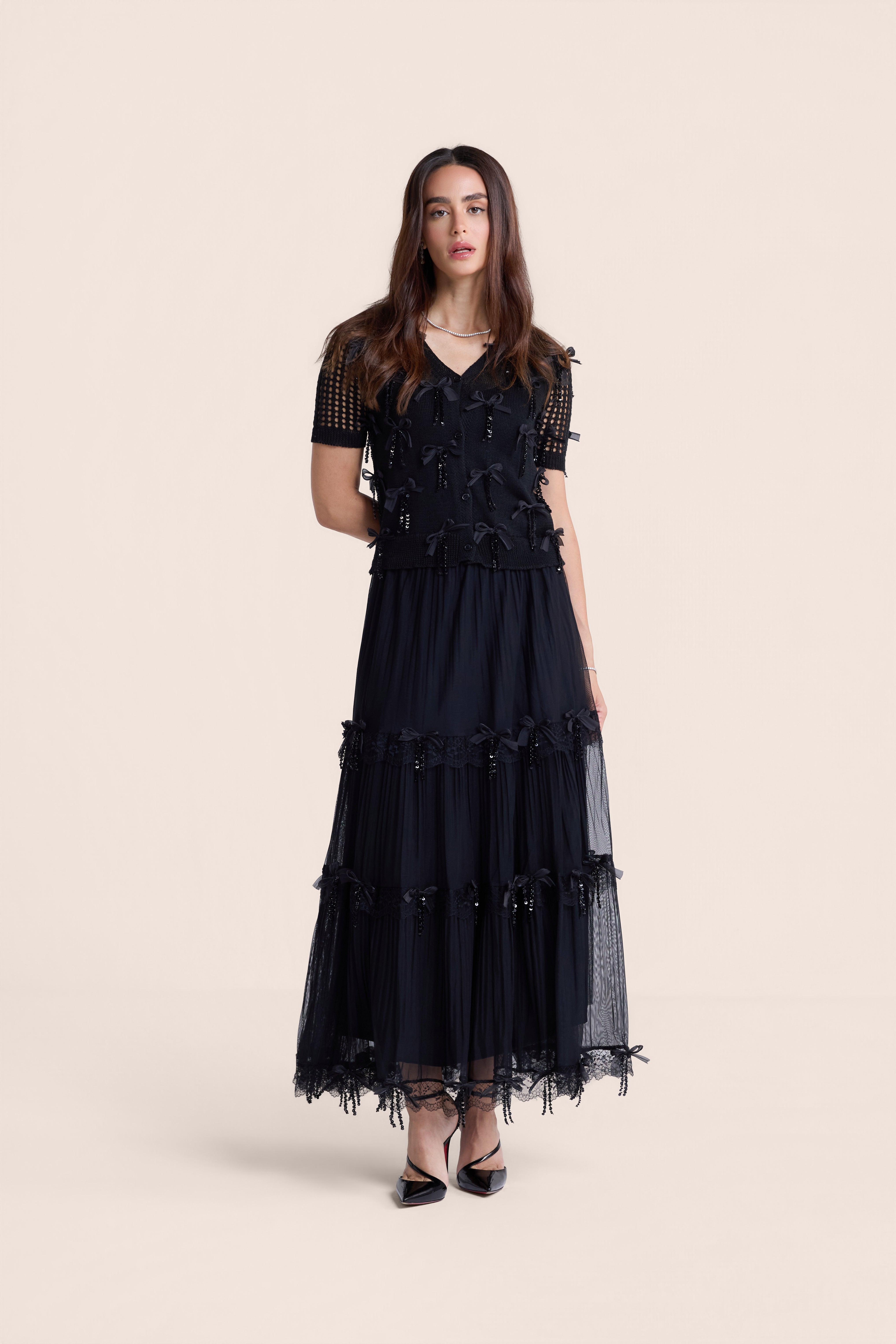 The Noémie Bow Skirt