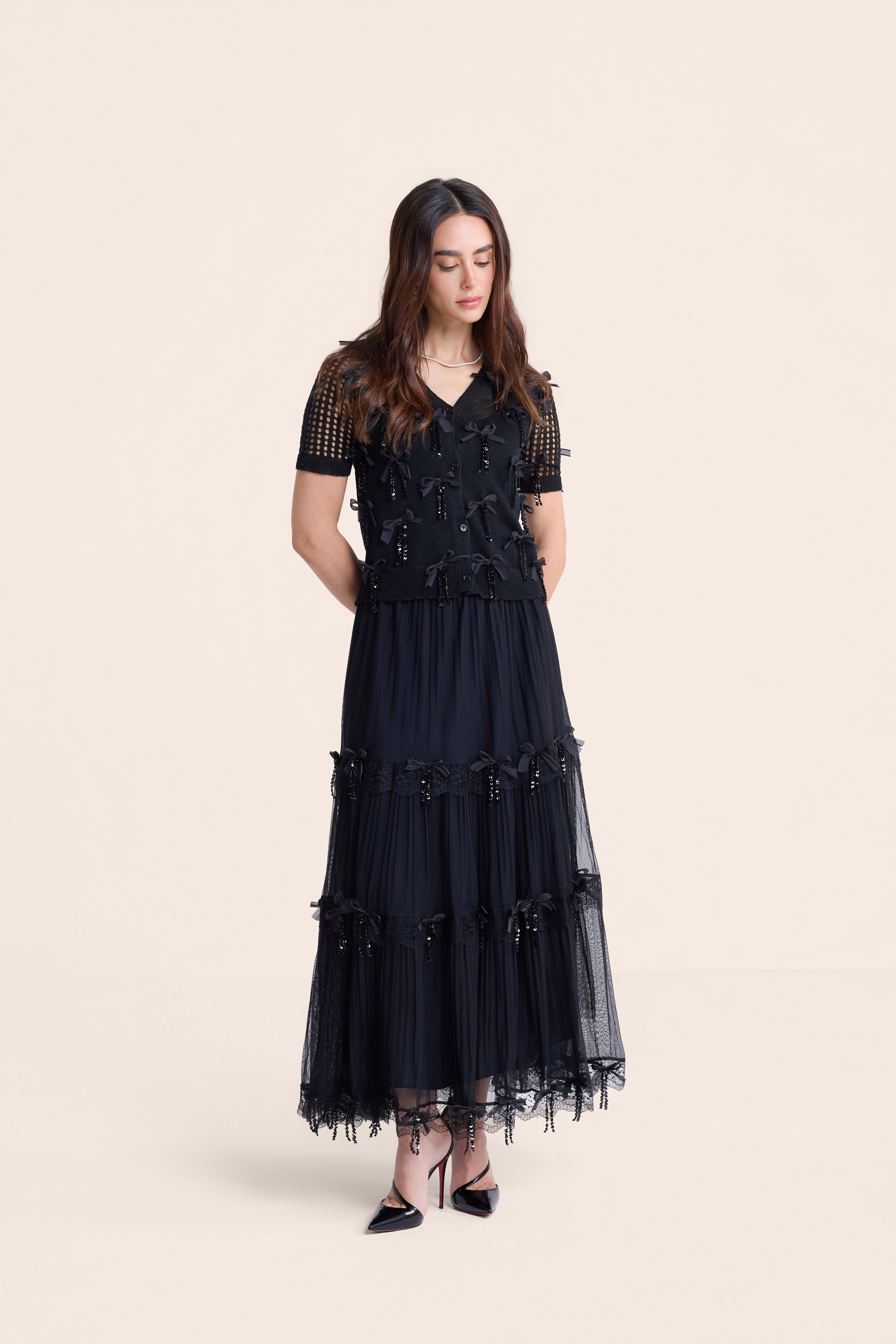 The Noémie Bow Skirt