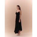 Black Ruffles Chiffon