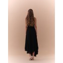 Black Ruffles Chiffon