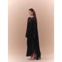 Black Ruffles Chiffon