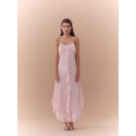 Pink Ruffles Chiffon